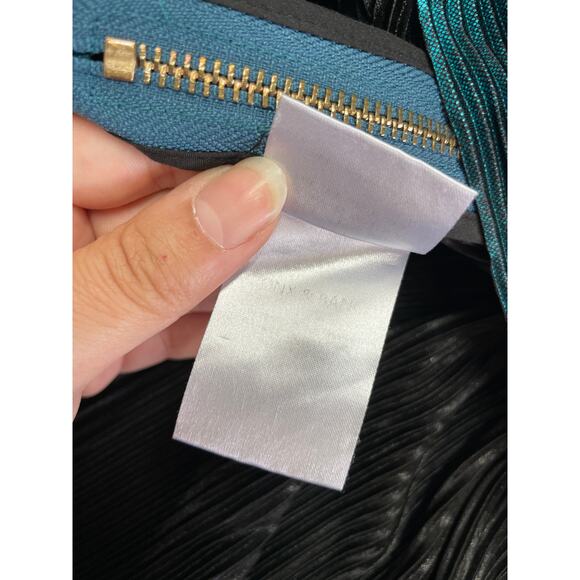 Bronx & Banco Dress Womens 12 US Blue Green Teal Florence Gown Strapless - Picture 9 of 12